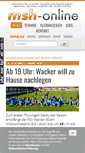 Mobile Screenshot of msh-online.de