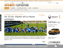 Tablet Screenshot of msh-online.de